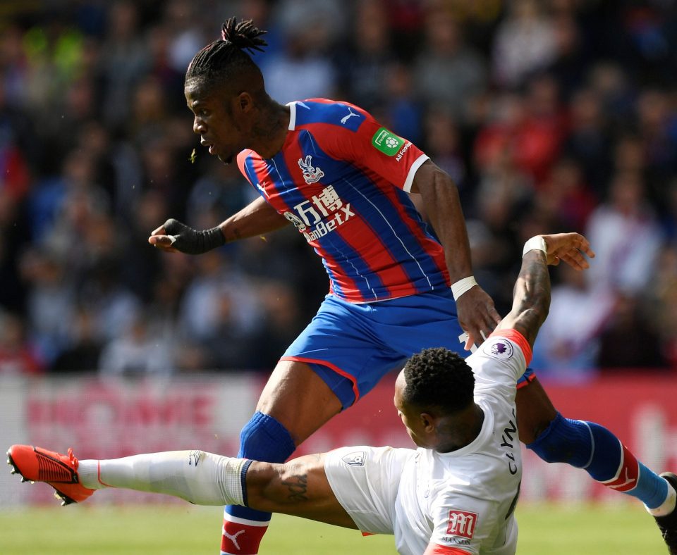  Wilfried Zaha made what could be his final appearance for Crystal Palace