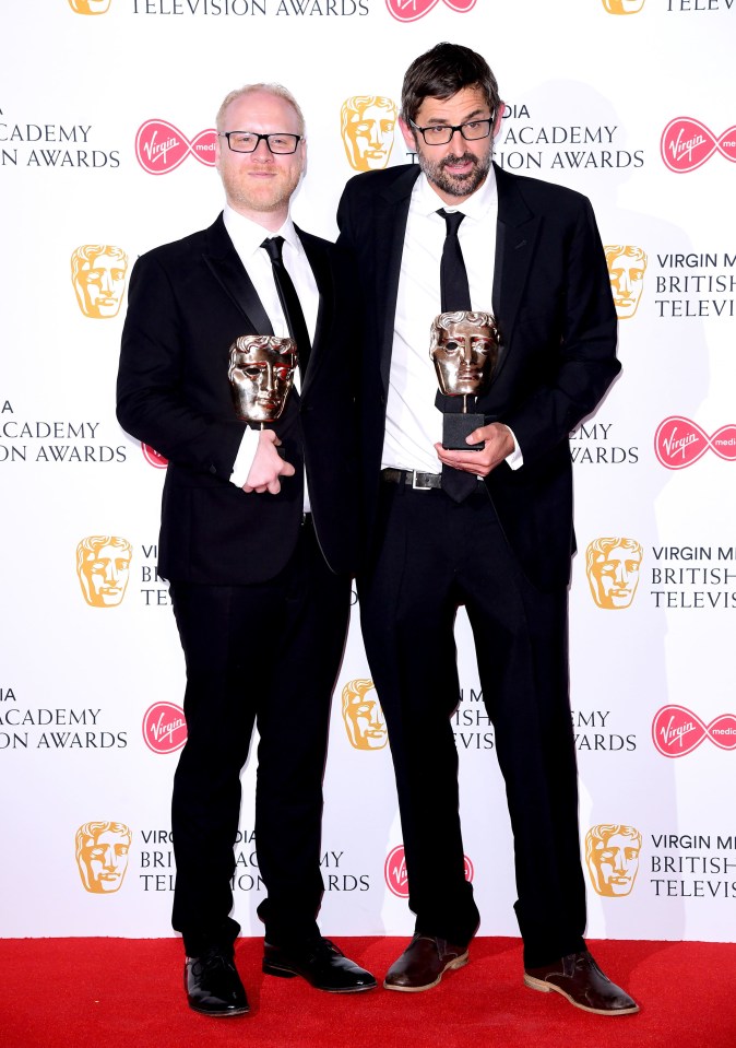 Bafta TV Awards 2019 winners - Documentary maker Louis Theroux collected his Bafta 