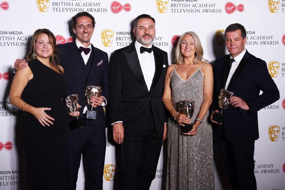 Bafta TV Awards 2019 winners - David Walliams and the team behind Britains Got Talent win Entertainment Programme award