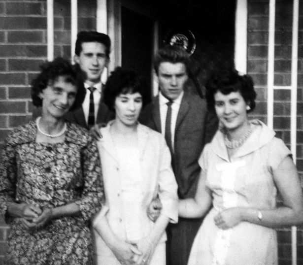  Freddie Starr's wedding to Betty Simpson with mum Hilda, brother Andrew, and his sister