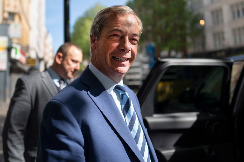  Nigel Farage's Brexit Party has seen a surge in support ahead of the Euro elections