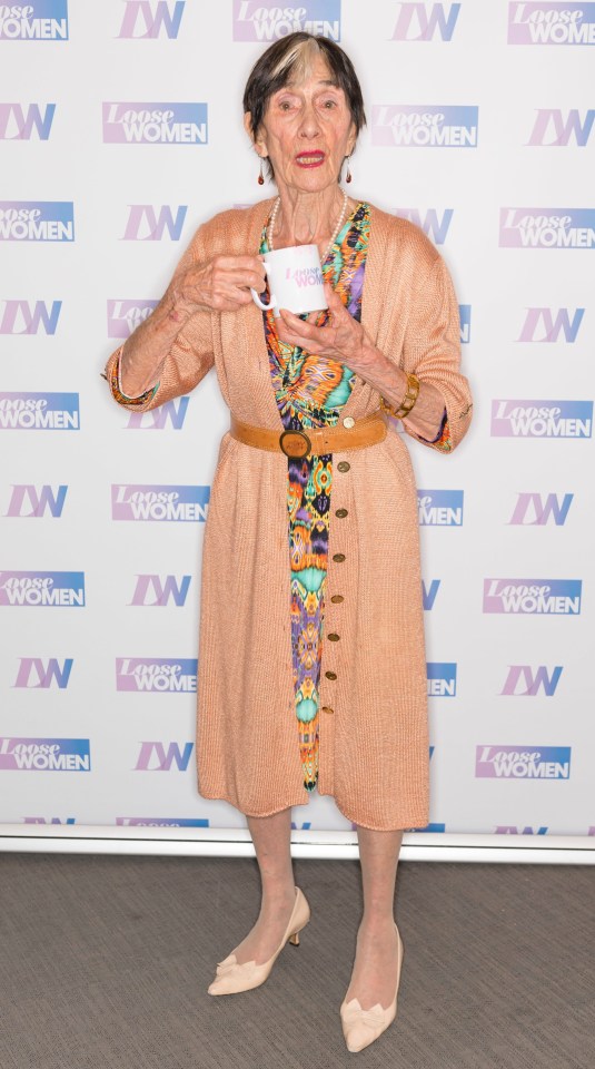 The actress appeared on Loose Women yesterday