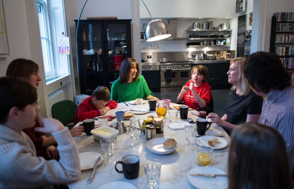  Samantha Cameron in the £25,000 kitchen she and David built in Downing Street