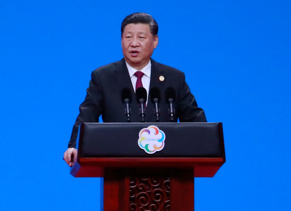 Chinese leader Xi Jinping has said he won't back down in the dispute