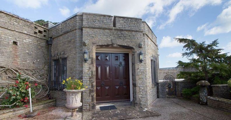 The grand front door makes you feel like you’re really entering a castle