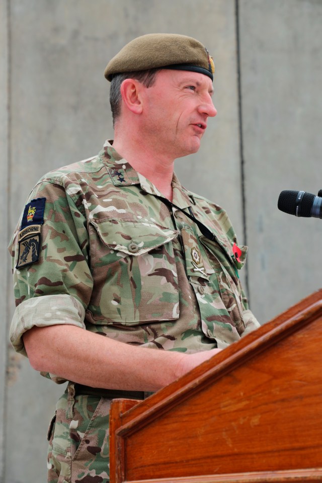 British army Maj. Gen. Christopher Ghika, was rebuked by the US after he said there was no threat to coalition forces