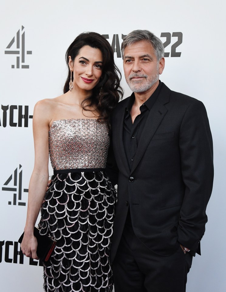  George and Amal om a date night at the Catch 22 premiere in London last week