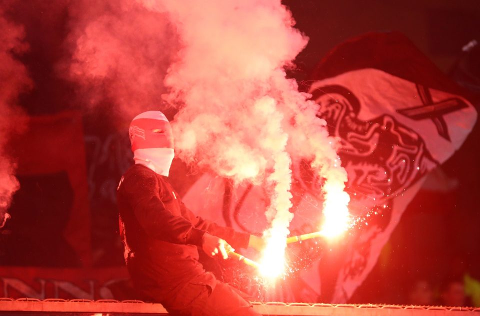  Fans inside of the stadium went wild after the final whistle