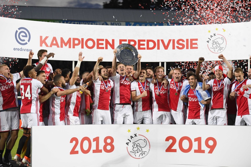  Ajax have finished the season with 28 wins from 34 matches