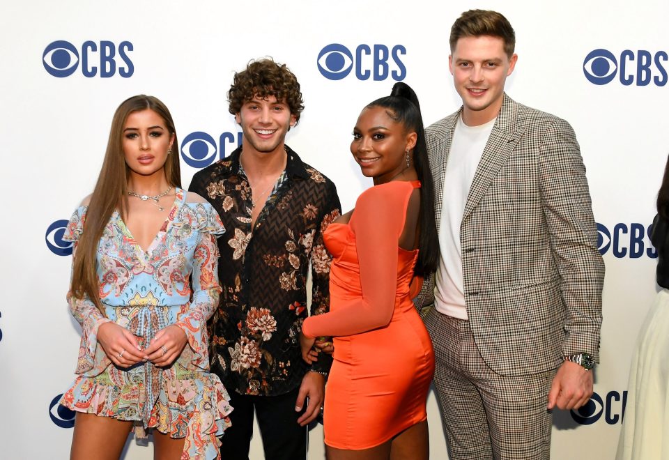  Samira with 2018 Love Island contestants Georia Steel, Eyal Booker and Dr Alex George