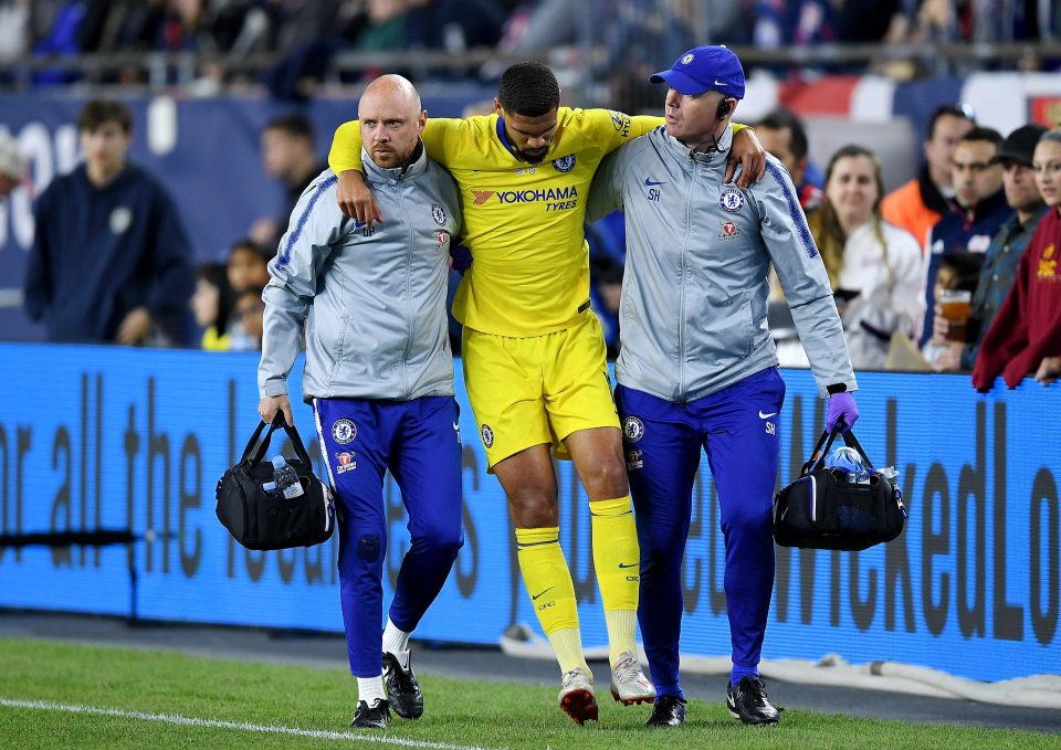  The match was marred by Ruben Loftus-Cheek’s injury