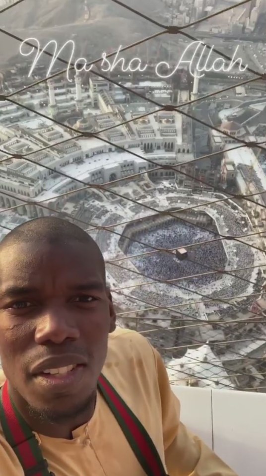 Pogba regularly attends Mecca to celebrate Ramadan with millions of other Muslims