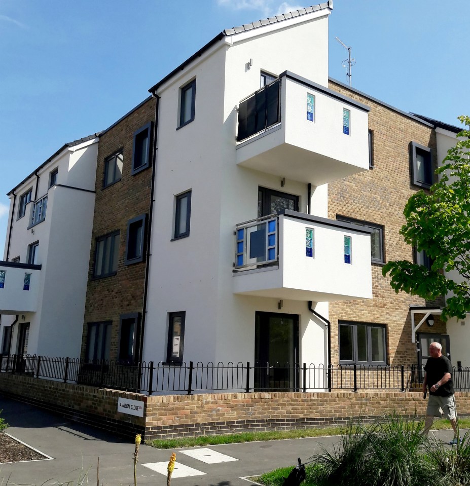 The bungalow has now been demolished and these flats sit on the land