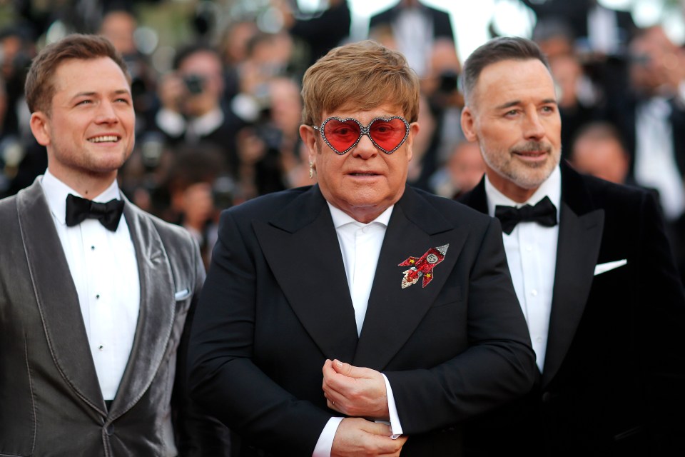  The screening was the first time Elton had seen the film, a biopic about his life