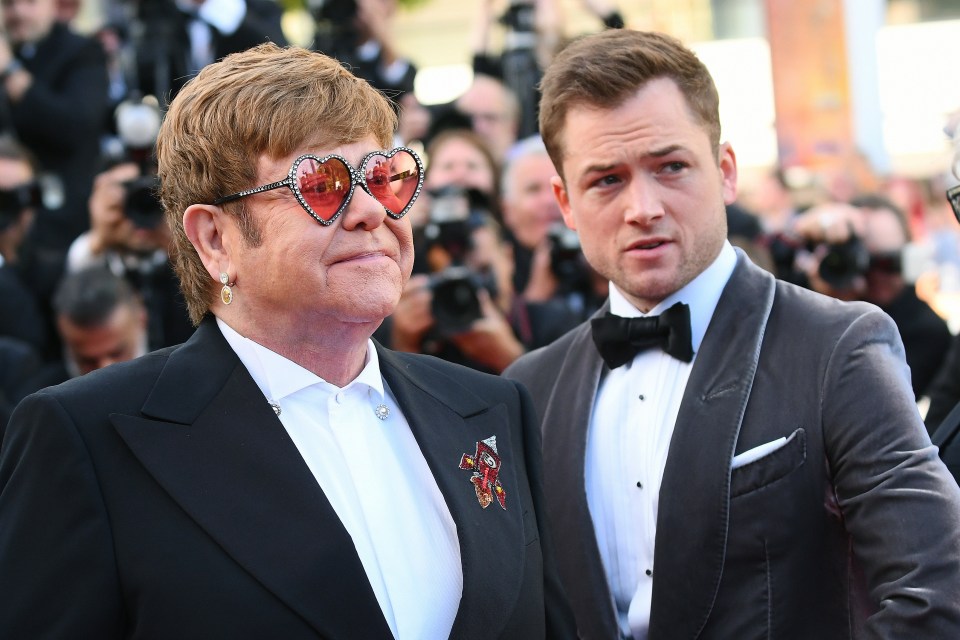  Rocketman star Taron Egerton alongside Elton John at the Cannes Film Festival