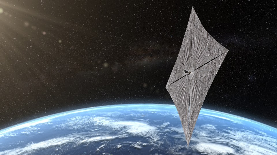  Scientists are investigating the possibility of using 'light sails' for space travel