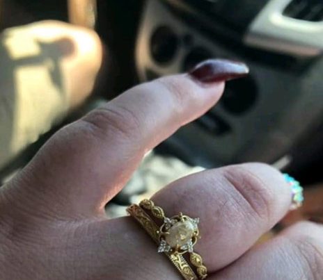 The woman revealed exactly what she put into her engagement ring on Facebook