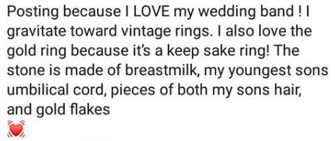 People were horrified by the contents of the lady’s ring