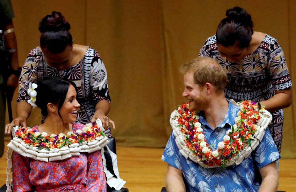  Harry and Meghan looked very much in the honeymoon phase during their visit to Fiji