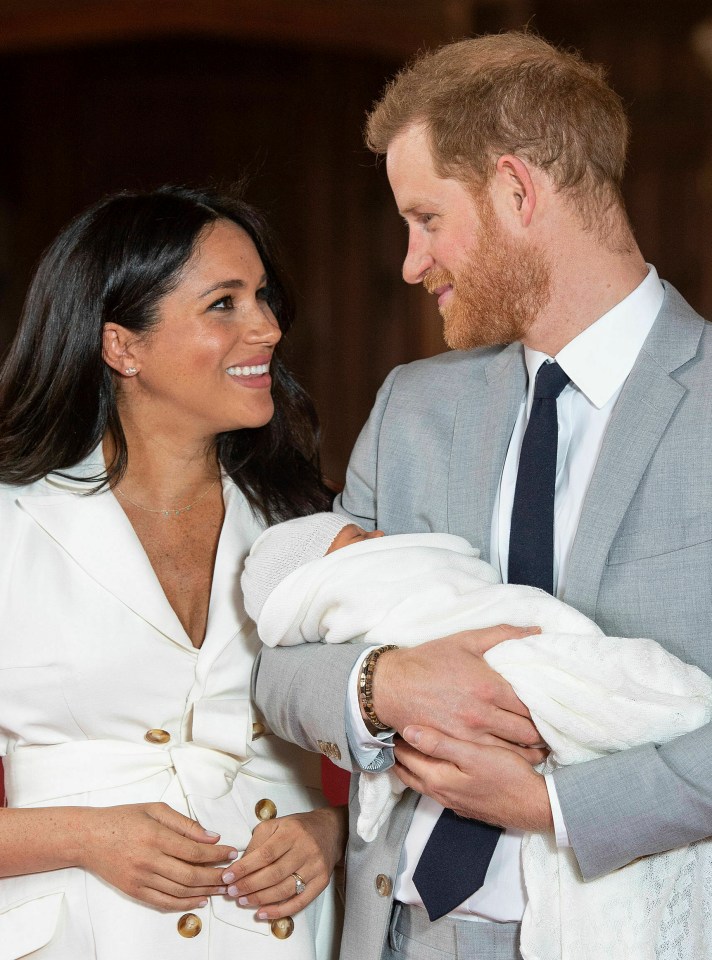  The Duke and Duchess couldn't have looked happier with their new arrival Archie