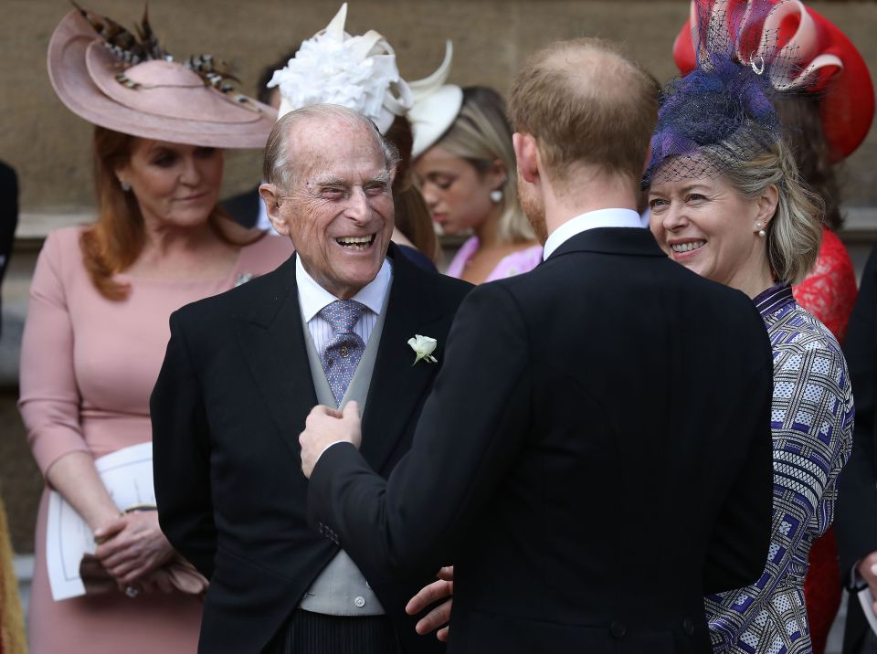  Prince Harry and Prince Philip also attended the special day