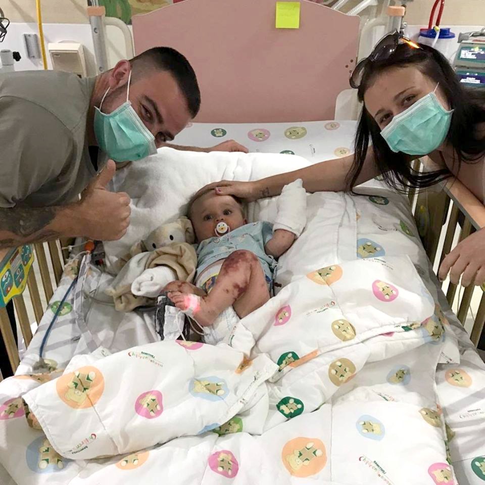  Jai and Elisha with Lilliana in a Thai hospital