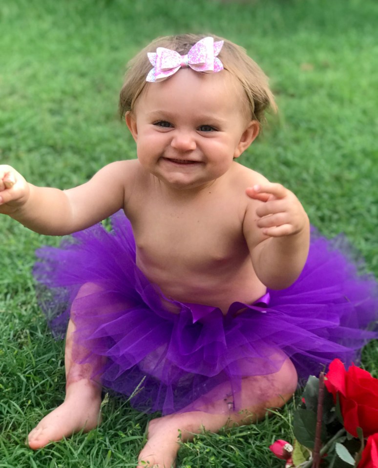  Lilliana on her first birthday, after making a miraculous recovery