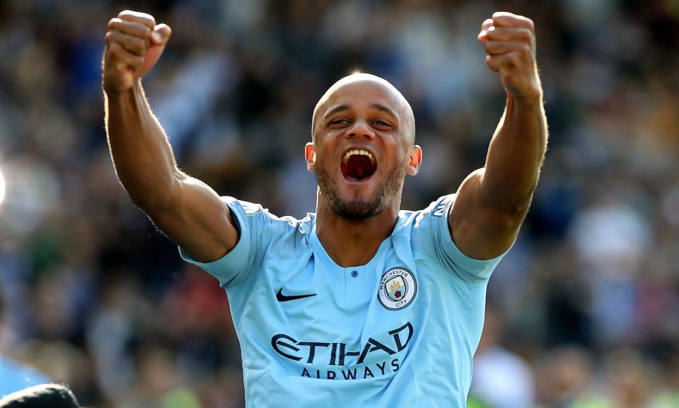  Vincent Kompany has left Manchester City a day after leading the club to the domestic treble