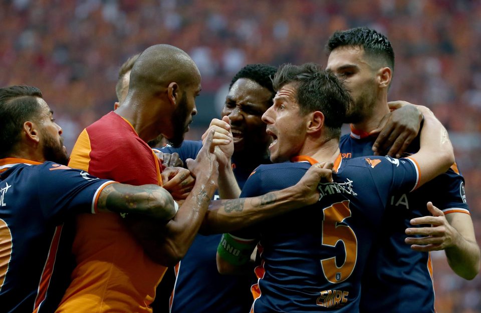  The Istanbul derby was a typically fiery affair