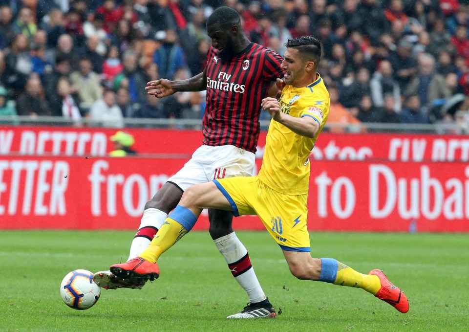  Tiemoue Bakayoko has had an excellent season at AC Milan but fell out with Gennaro Gattuso