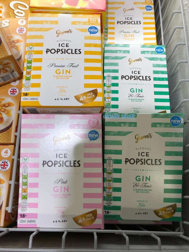 Aldi’s alcoholic ice lollies are back and it has two new flavours