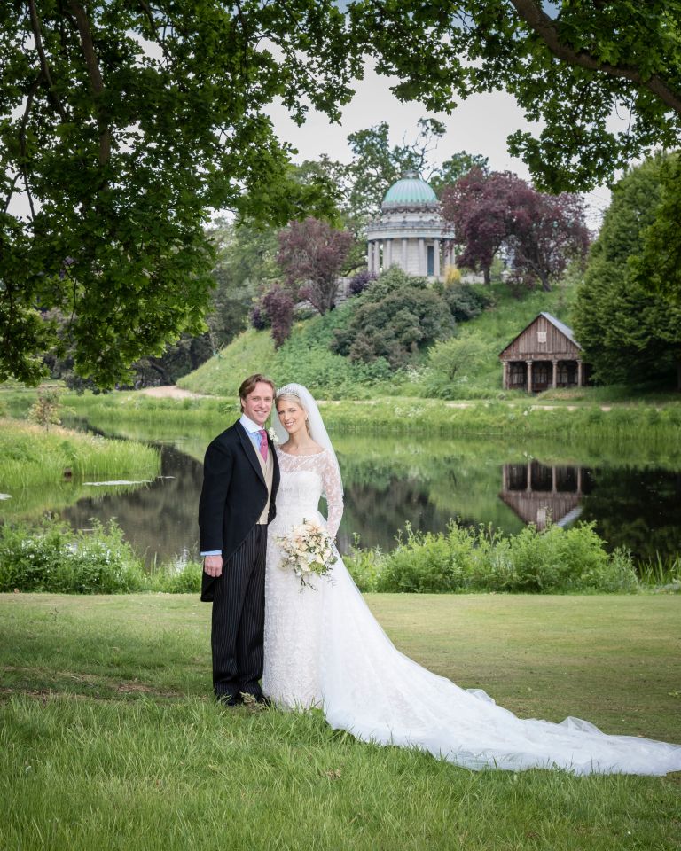  Lady Gabriella married her long-term boyfriend Thomas Kingston, with the couple posing in the grounds of Frogmore House