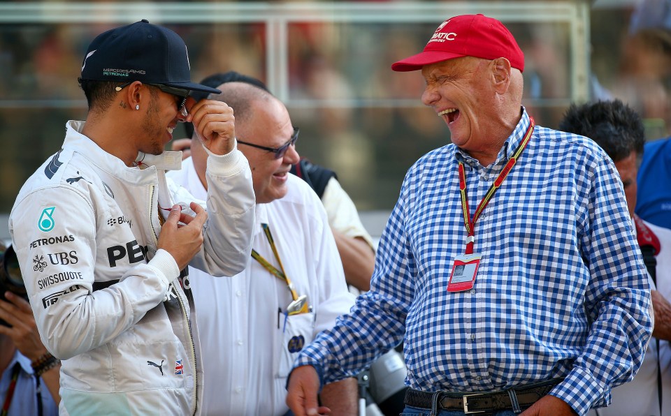 Britain’s five-time world champion Lewis Hamilton says Niki Lauda, who won the crown three times, was his Formula One inspiration