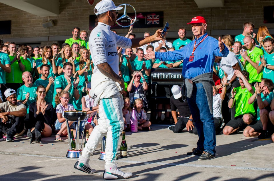 Lewis Hamilton always had a strong rapport with his motor-racing idol Niki Lauda