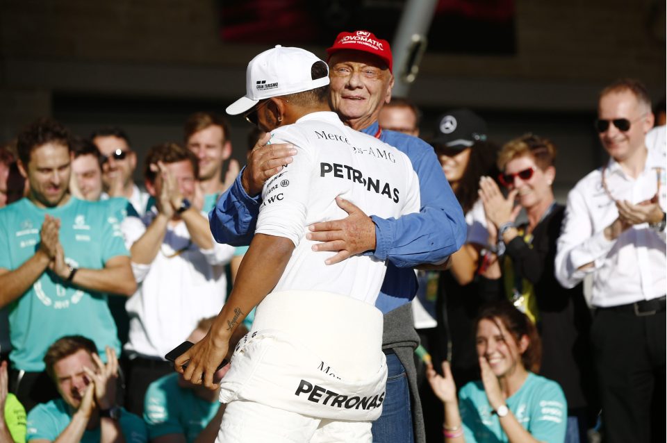  F1 king Lewis Hamilton says Niki Lauda is the main reason he joined Mercedes