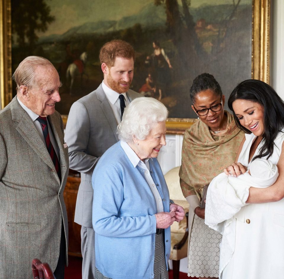  Archie met the Queen just a few days after he was born