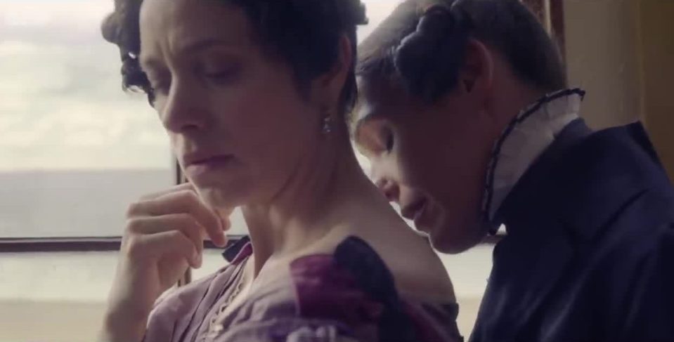  Anne (Suranne) with one of her many sexual conquests in Gentleman Jack