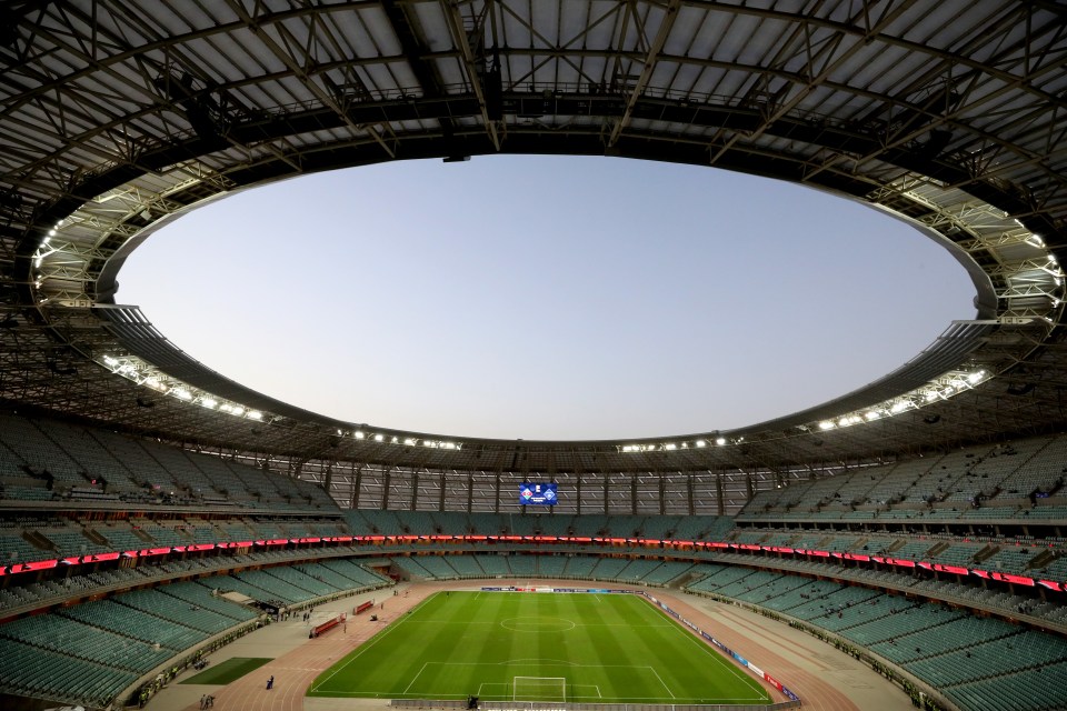  Arsenal and Chelsea have sold just 5,500 tickets for the Euro final in Baku combined