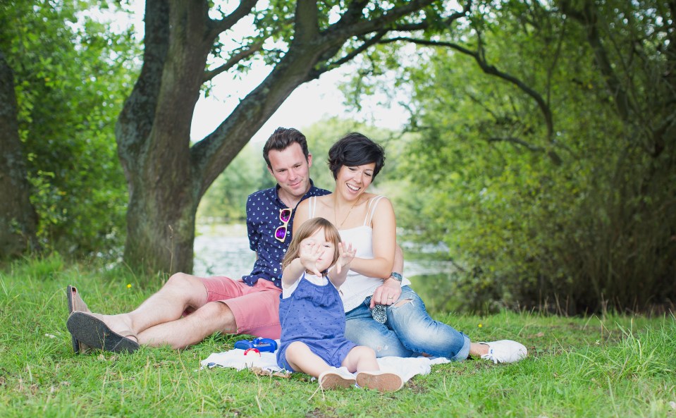  Clio Wood with husband Bryn and daughter Delphi, four