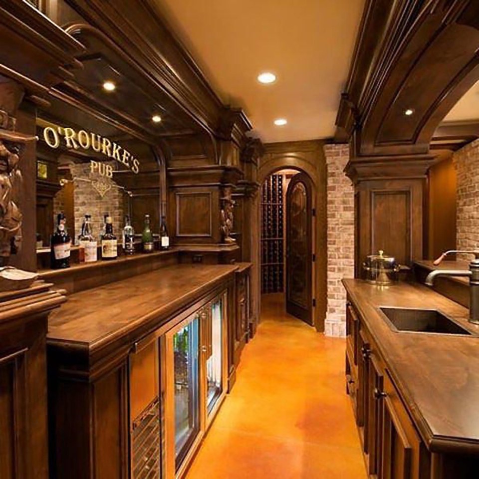  This lad has created his own pub in his house