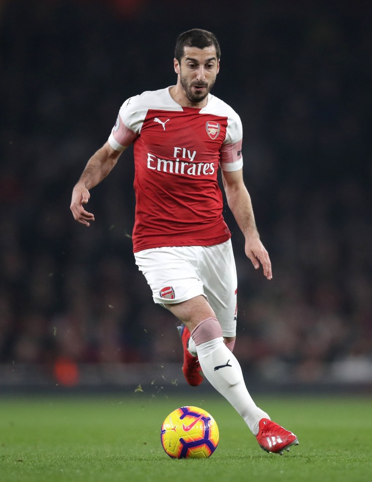 Arsenal ace Henrikh Mkhitaryan could be heading out the door in the summer