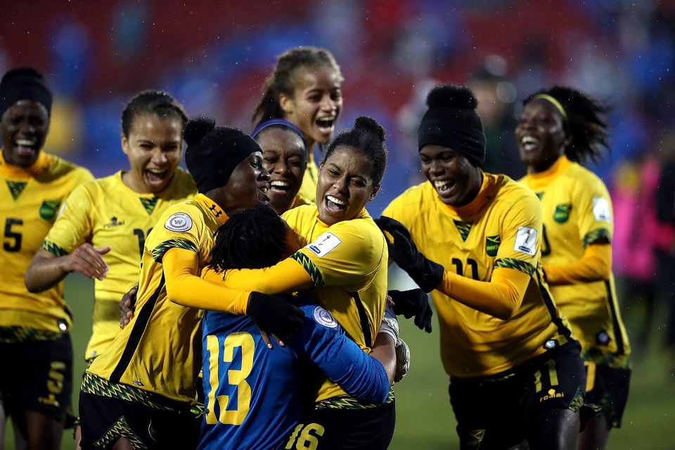  She bankrolled the Jamaican Women's football team - who qualified for this year's Women's World Cup in a tense match last night