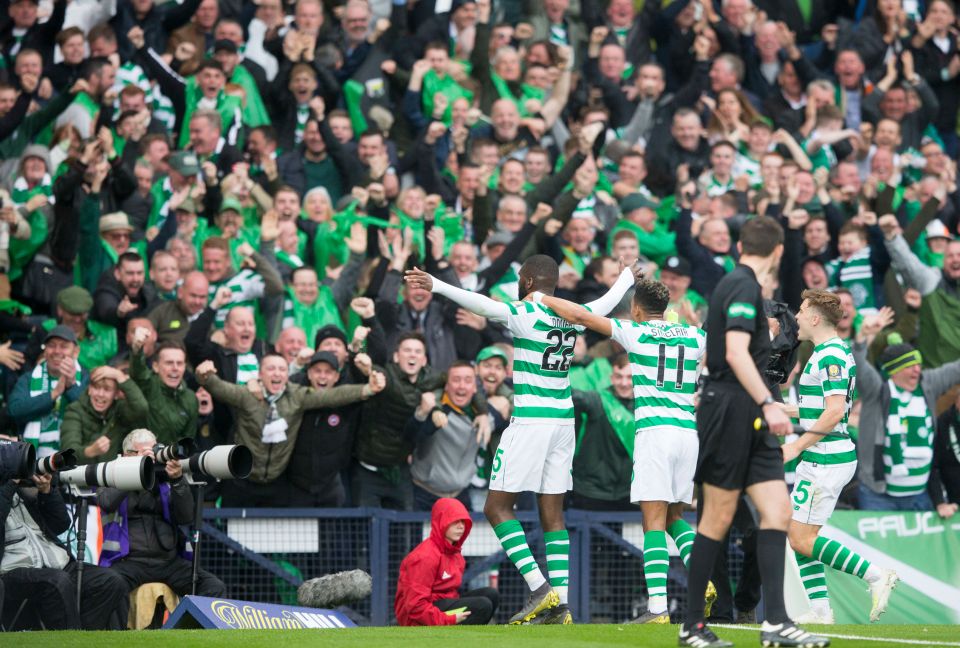  Edouard was the Hoops' hero in the Scottish Cup final