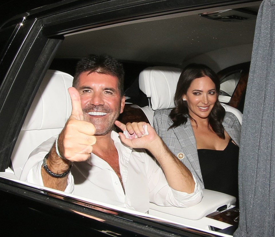  Simon Cowell flashes his 'new veneers' leaving Britain's Got Talent semi-finals