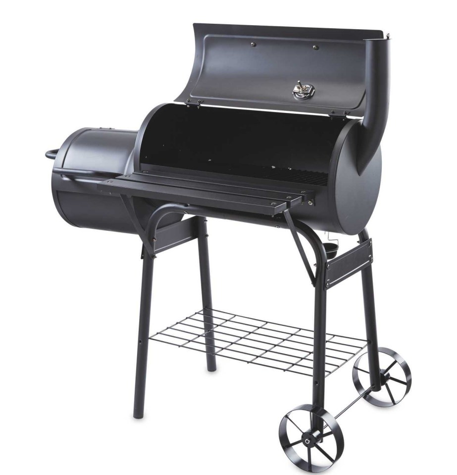 Aldi has a 2-in-1 charcoal grill/BBQ smoker for £59.99