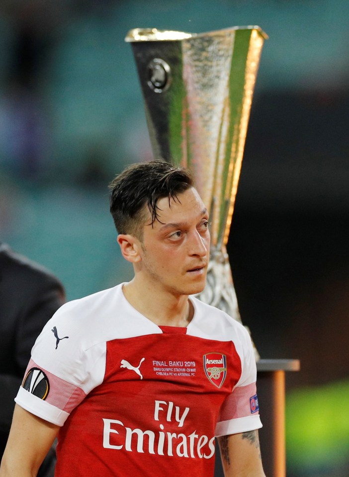  Emery has failed to get the best out of Ozil