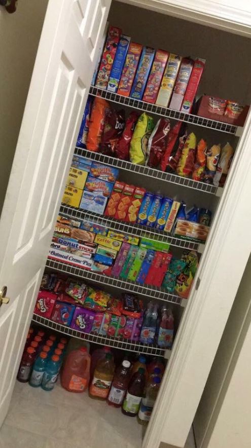  A smug mum shared video of her neatly-organised kitchen cupboard on Facebook