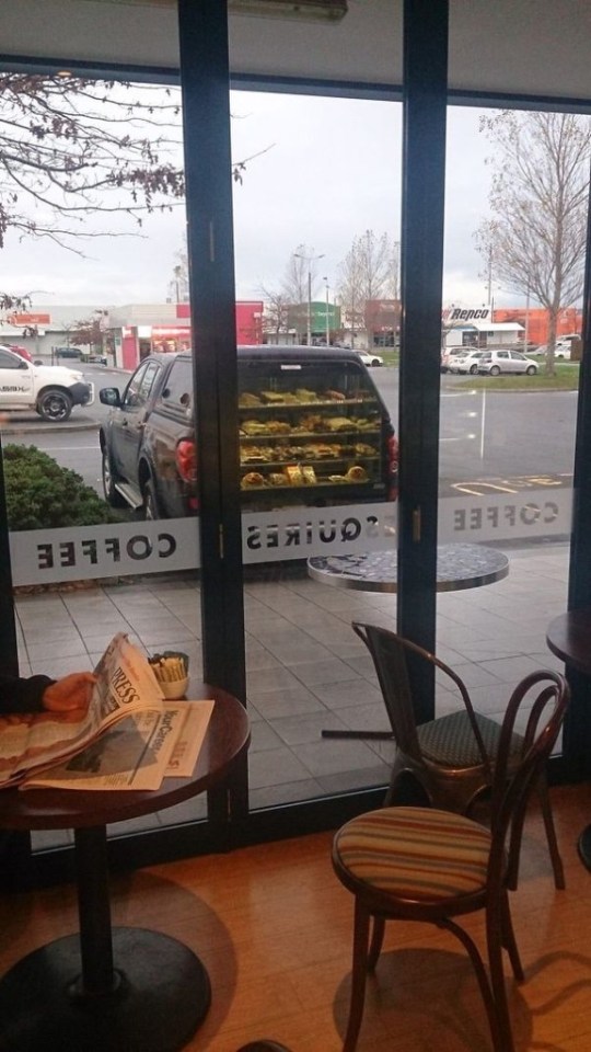  This truck certain seems to have a well-stocked boot