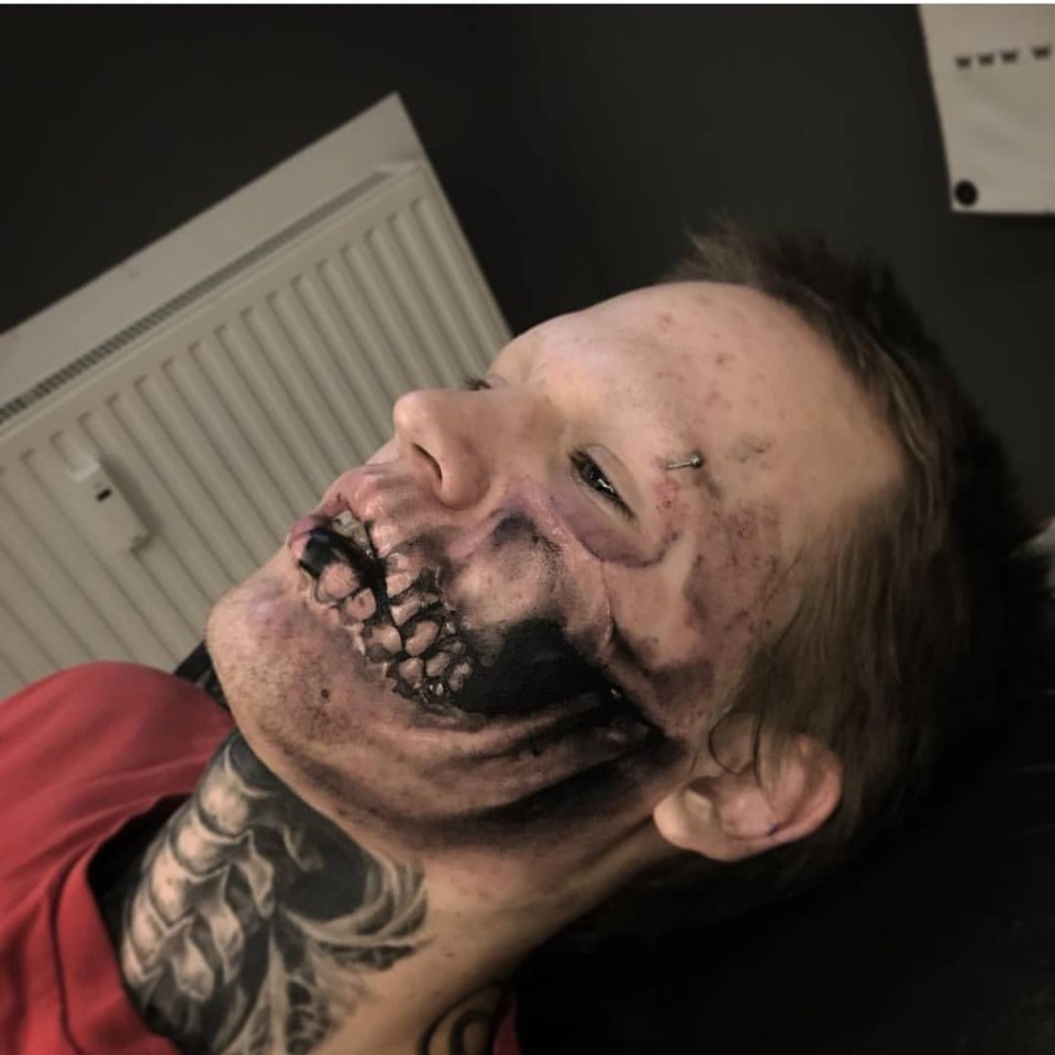 It’s hard to tell if this man is even alive with this horrible tat