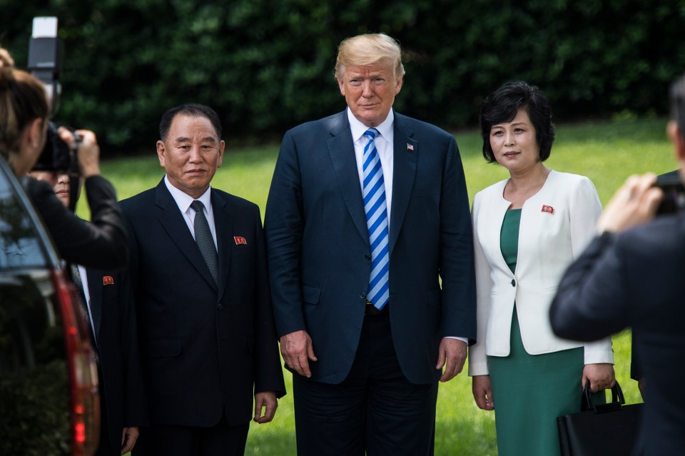  Kim Yong Chol (left) and Kim Song Hye (right) who worked alongside Chol in Hanoi were both sent to prison camps for re-education